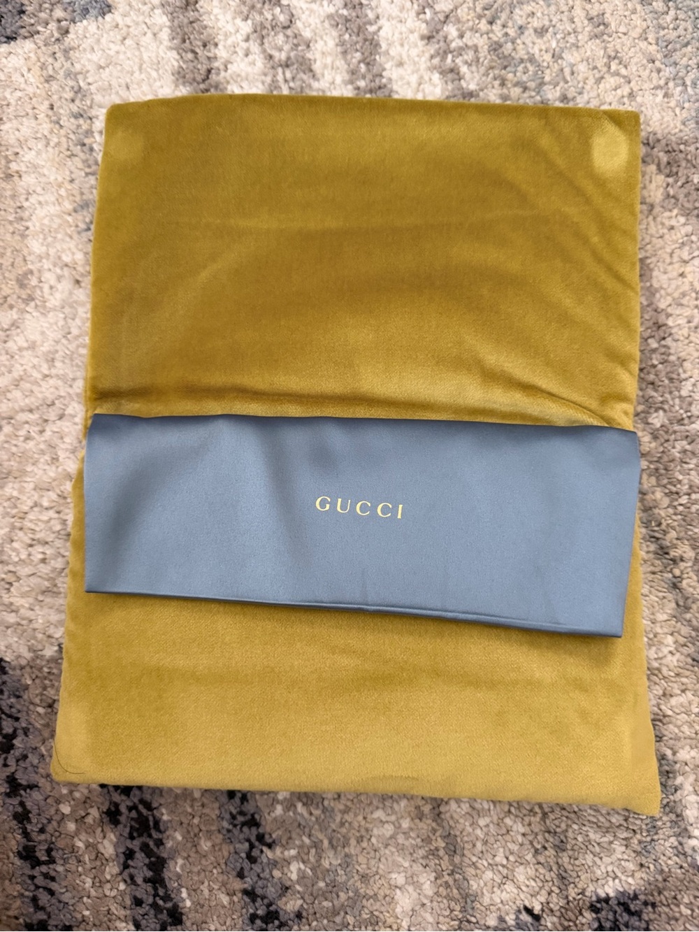 Gucci Velvet sunglasses case